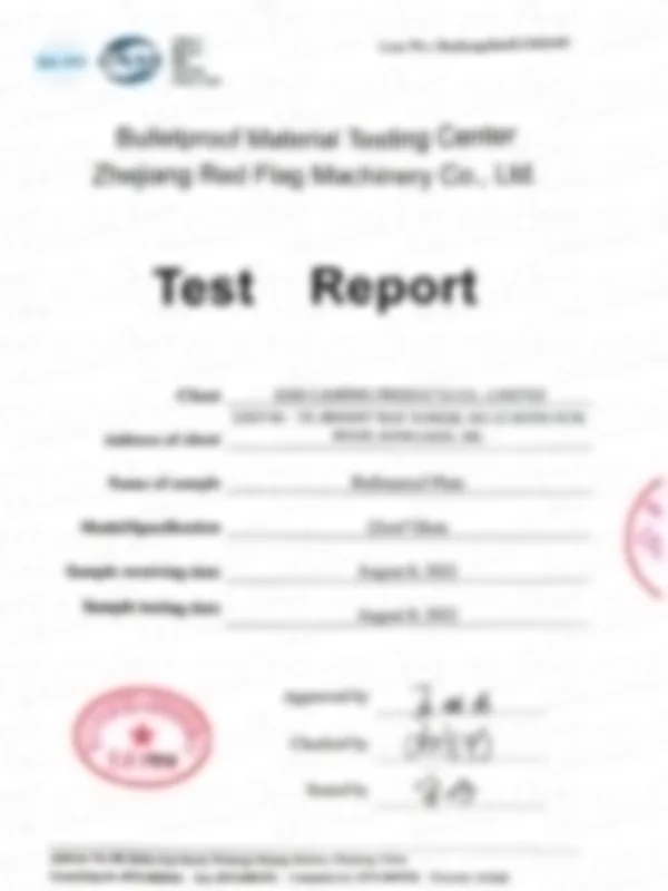 Ballistic plate and armor insert test certification for tactical plate carriers
