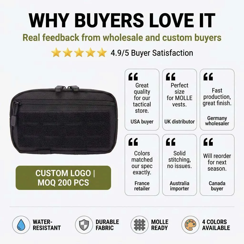 Waterproof MOLLE Admin Pouch Manufacturer