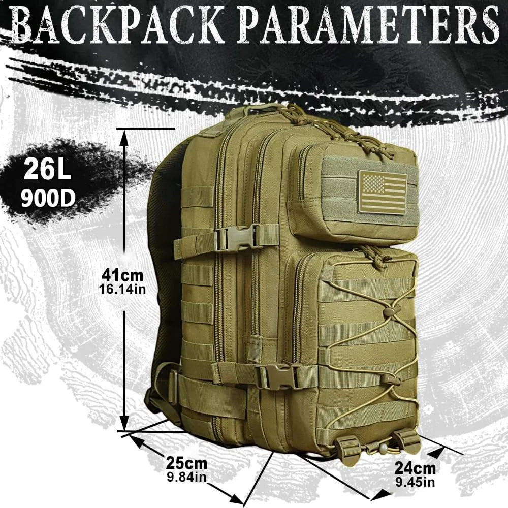 Cycling Tactical Denim Backpack MOLLE Wholesale