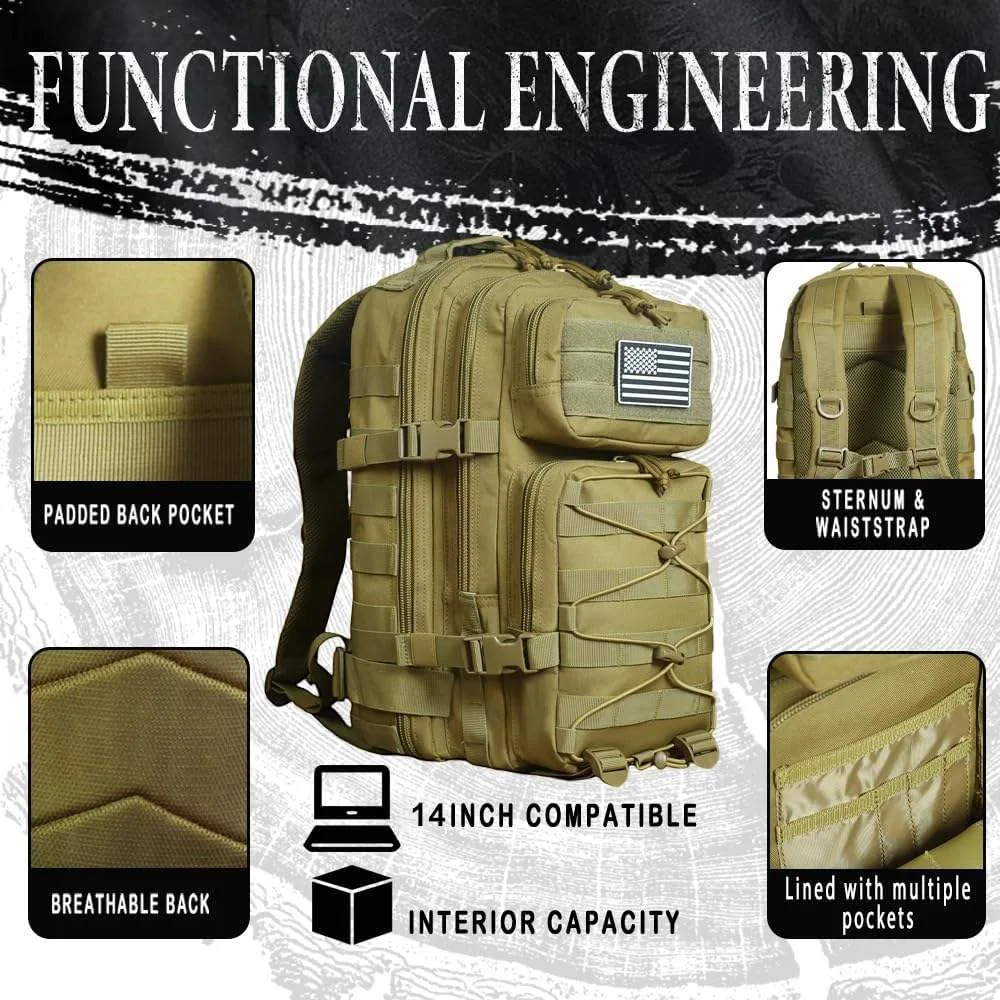 Cycling Tactical Denim Backpack MOLLE Wholesale