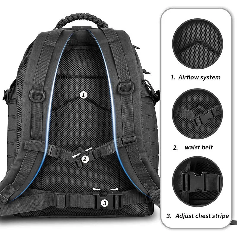 Wholesale 45L 3 Day Assault Pack MOLLE Rigid