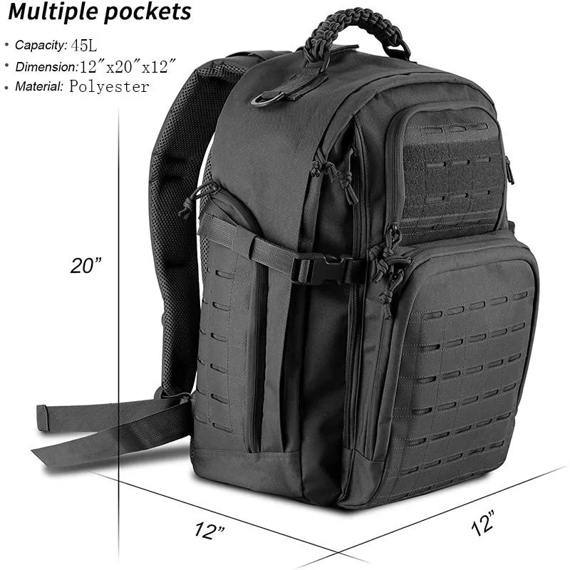 Wholesale 45L 3 Day Assault Pack MOLLE Rigid