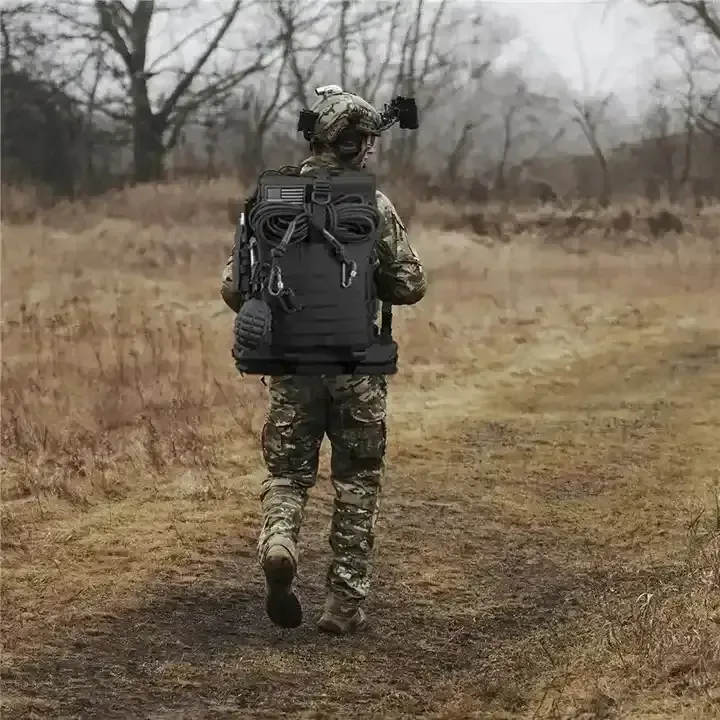 Custom MOLLE Tactical Backpack Water Resistant