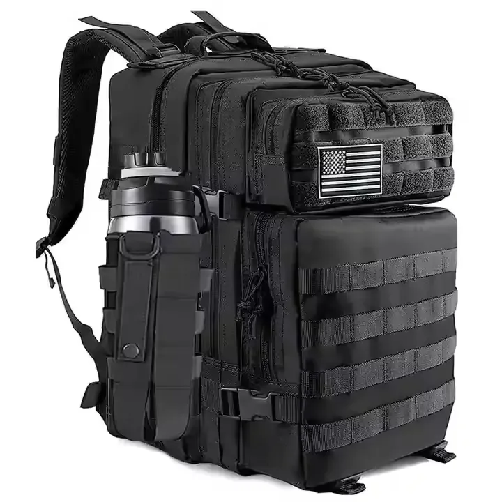 Custom MOLLE Tactical Backpack Water Resistant