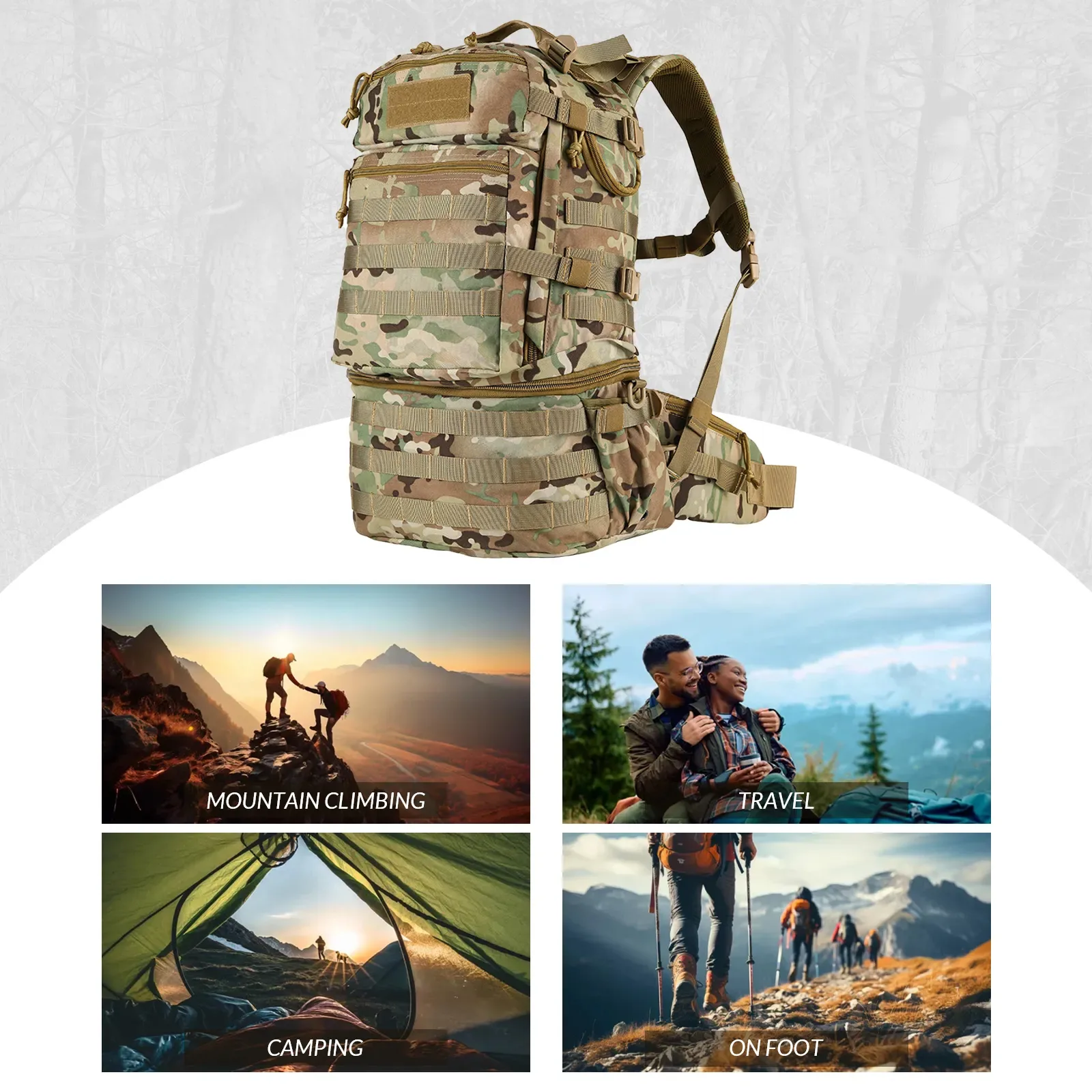 Factory 3D Assault Pack Tactical Backpack