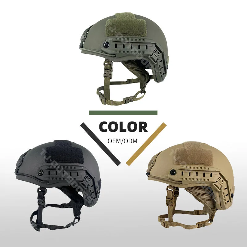 Custom Green Tactical Helmet OEM Manufacturer