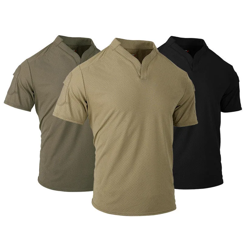 Wholesale V-Neck Tactical Undershirt Quick Dry