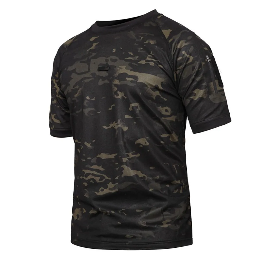Supplier Camo Green Tactical Knit Base Shirt