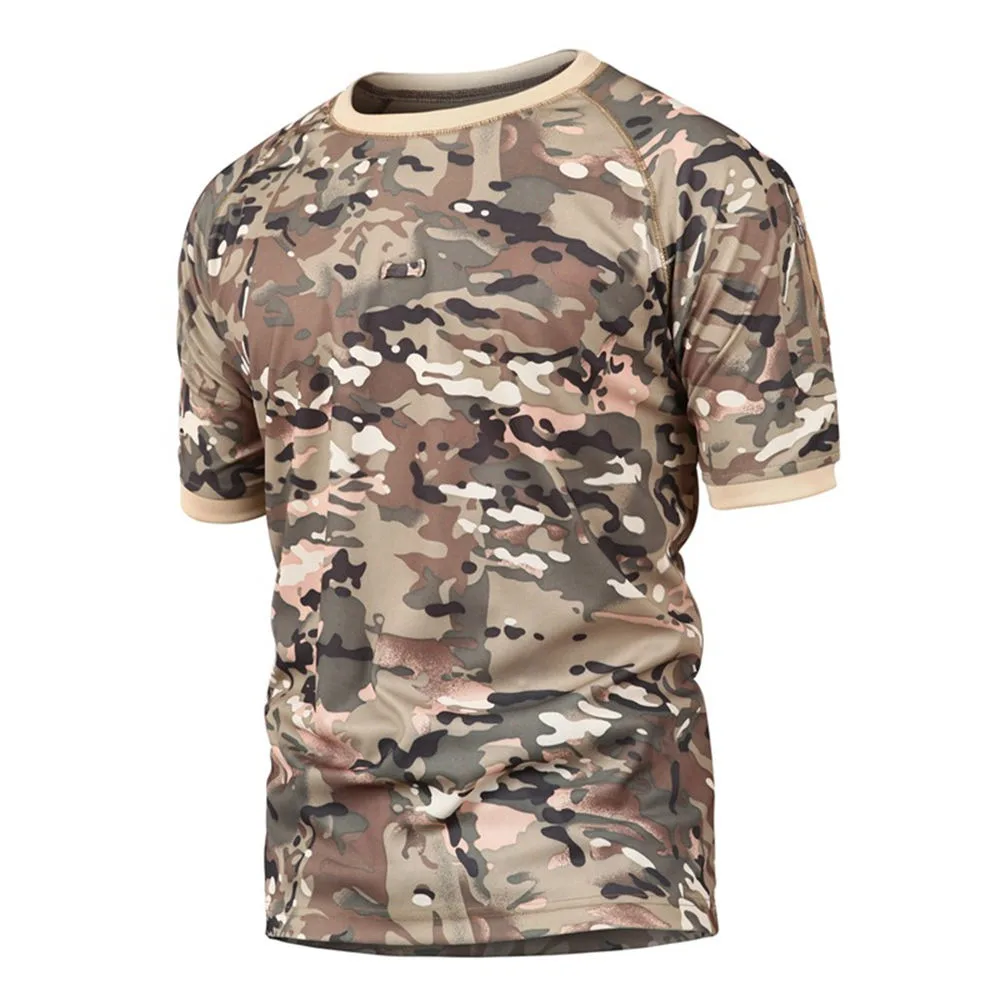 Supplier Camo Green Tactical Knit Base Shirt