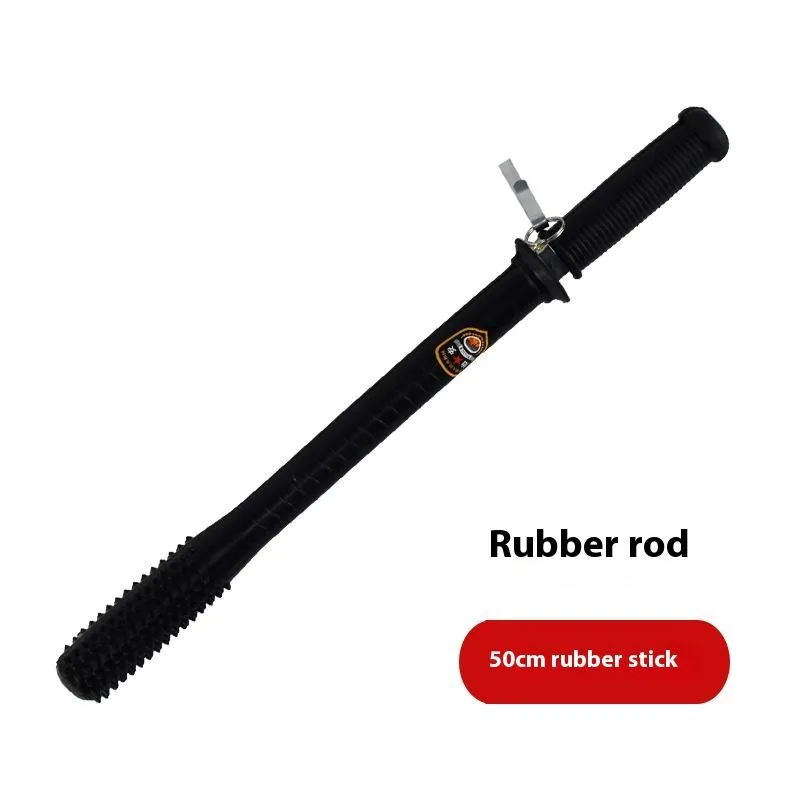 Rubber Self Defense Baton Outdoor Wholesale