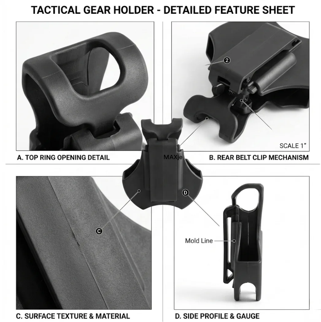 MOLLE Handcuff Pouch Quick Release Factory