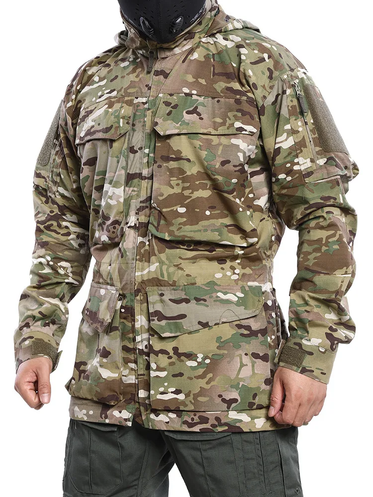 Flecktarn Hooded Tactical Jacket Wholesale