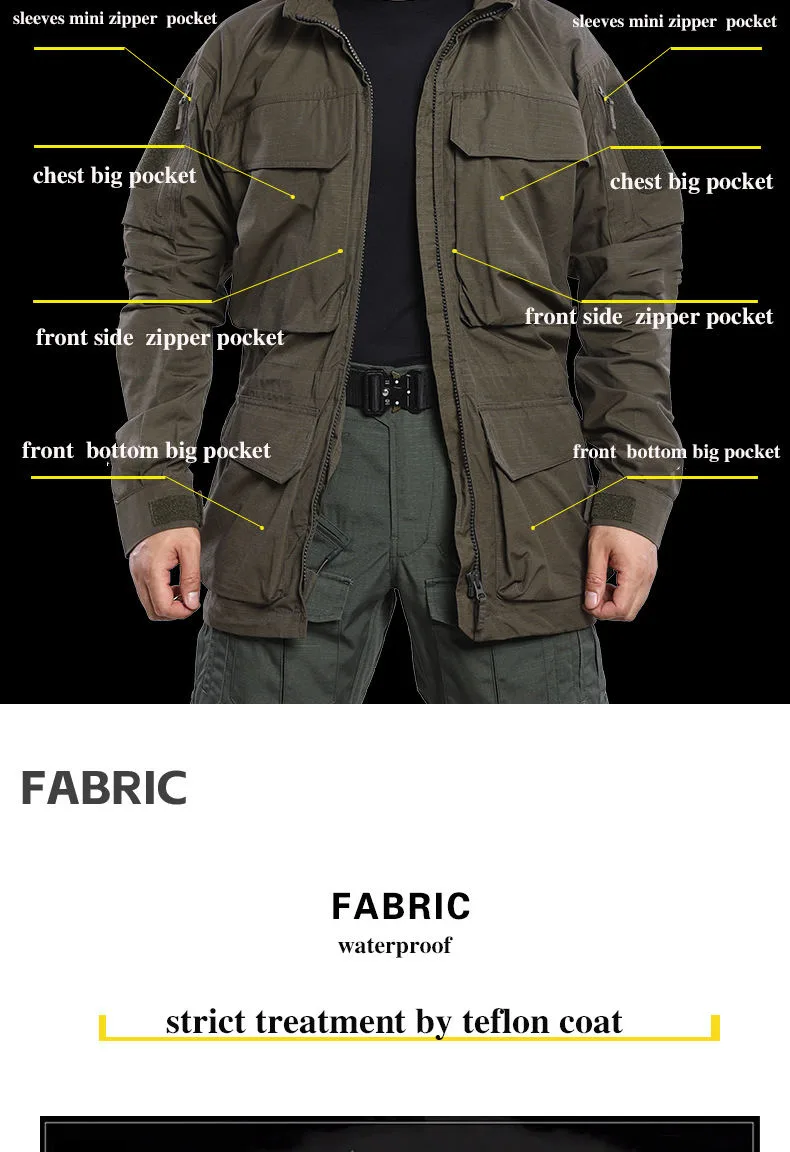 Flecktarn Hooded Tactical Jacket Wholesale