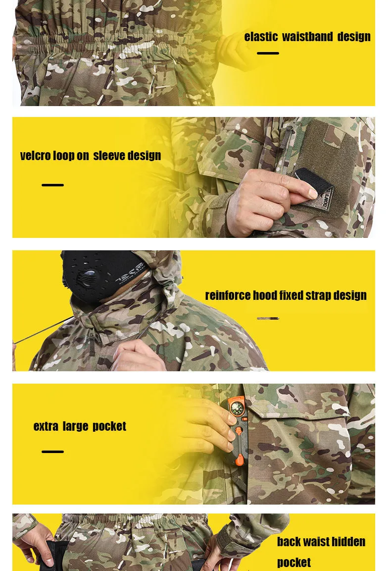 Flecktarn Hooded Tactical Jacket Wholesale