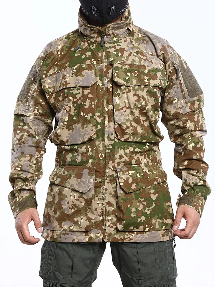 Flecktarn Hooded Tactical Jacket Wholesale
