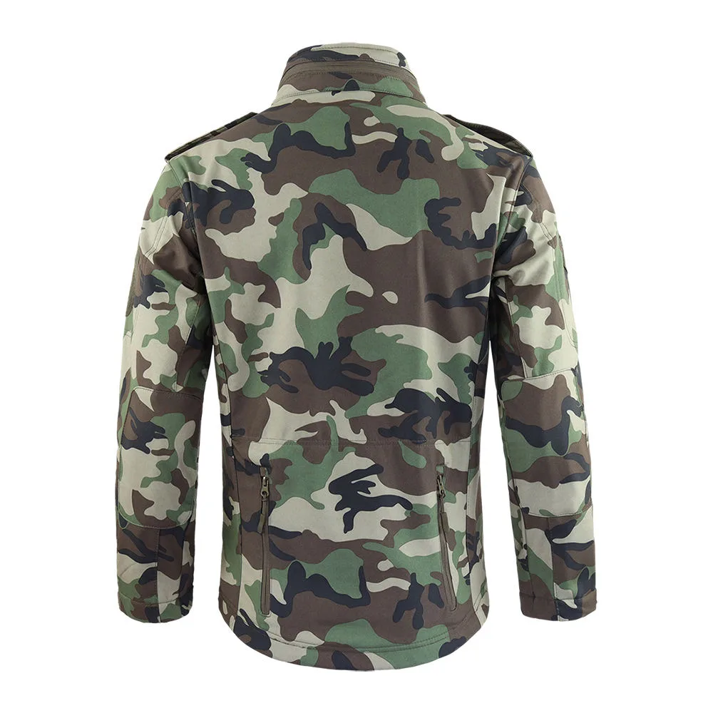 Softshell Fleece Camo Tactical Jacket Factory
