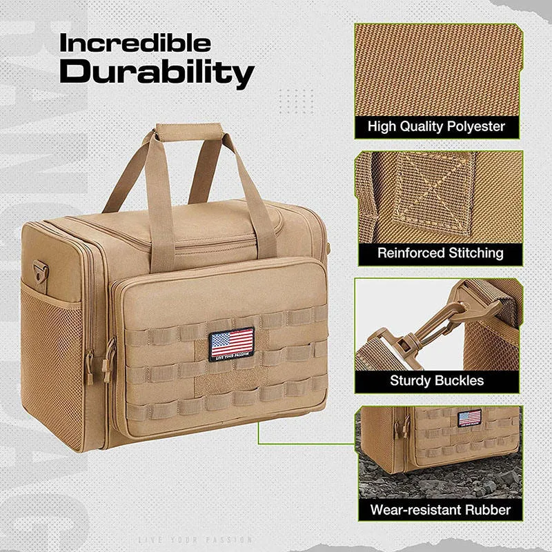 Custom Outdoor Tactical Sling Duffel Bag with Modular MOLLE System