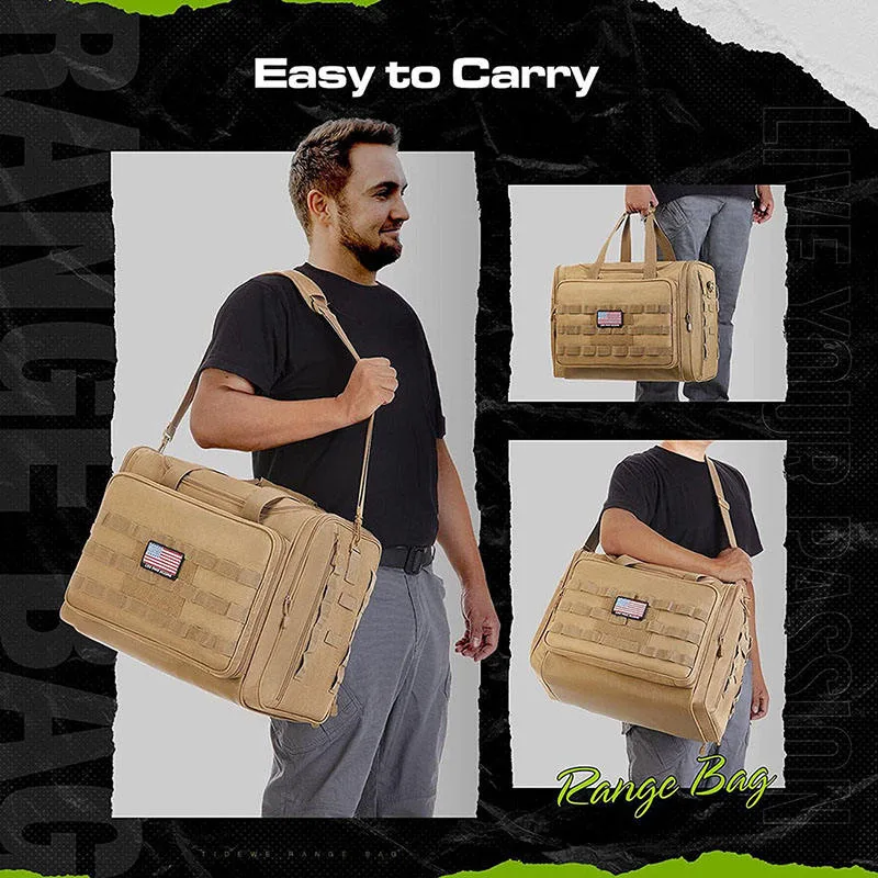Custom Outdoor Tactical Sling Duffel Bag with Modular MOLLE System