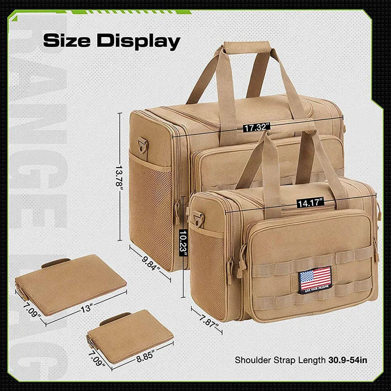 Custom Outdoor Tactical Sling Duffel Bag with Modular MOLLE System