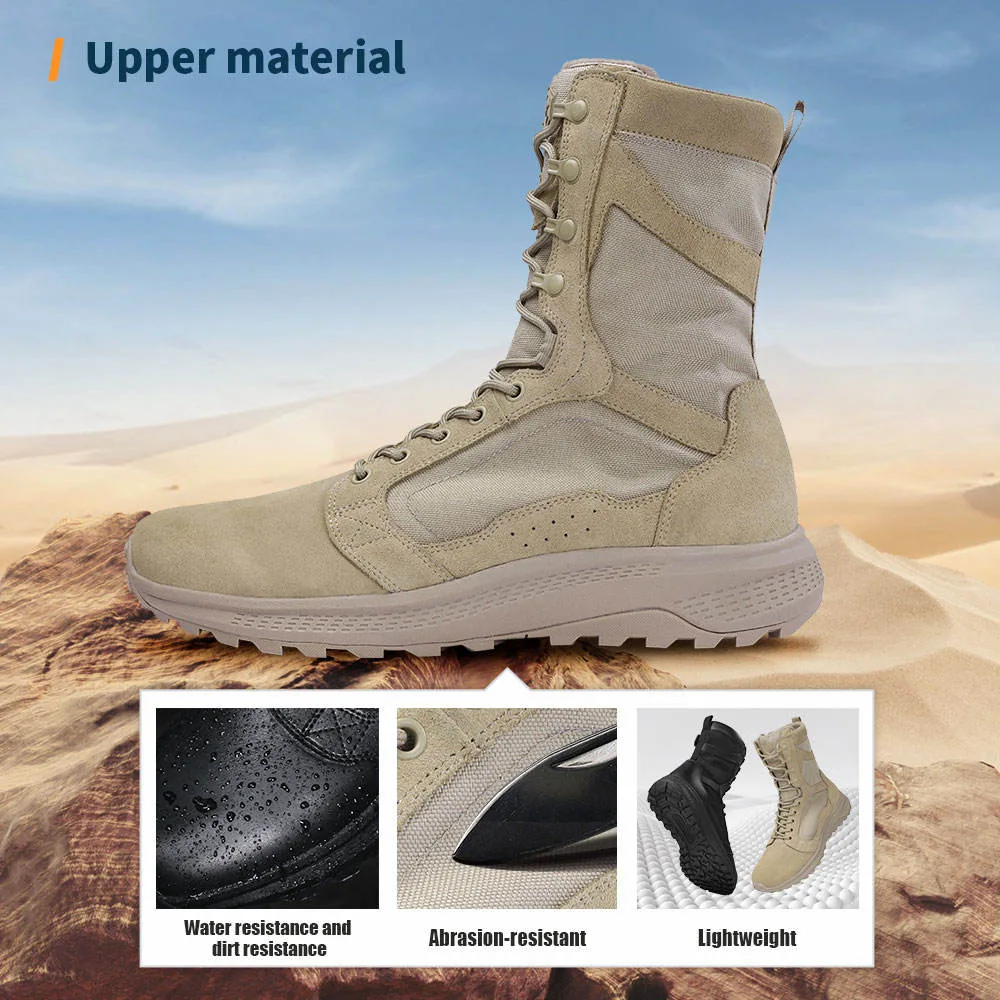 Wear Resistant Desert Combat Boots Wholesale