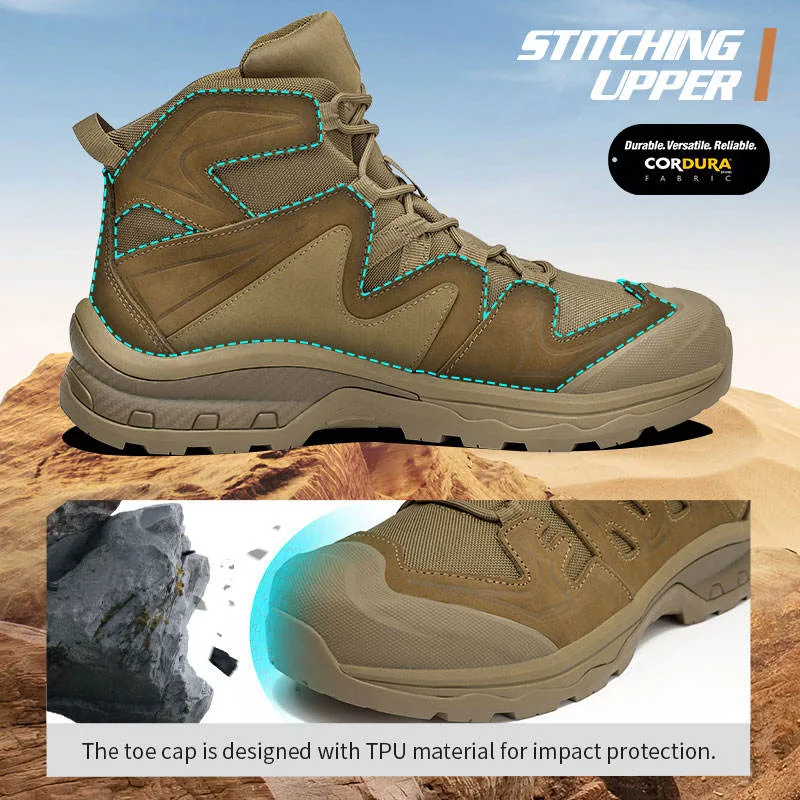 Wholesale 500D Cordura Outdoor Tactical Boots