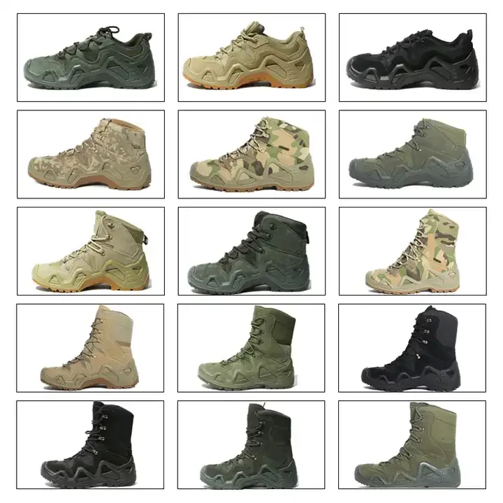 Desert Jungle Camo Tactical Boots Wholesale