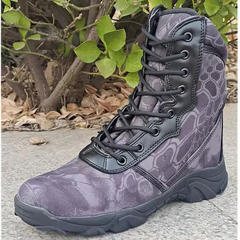 High Top Camo Training Combat Boots Supplier