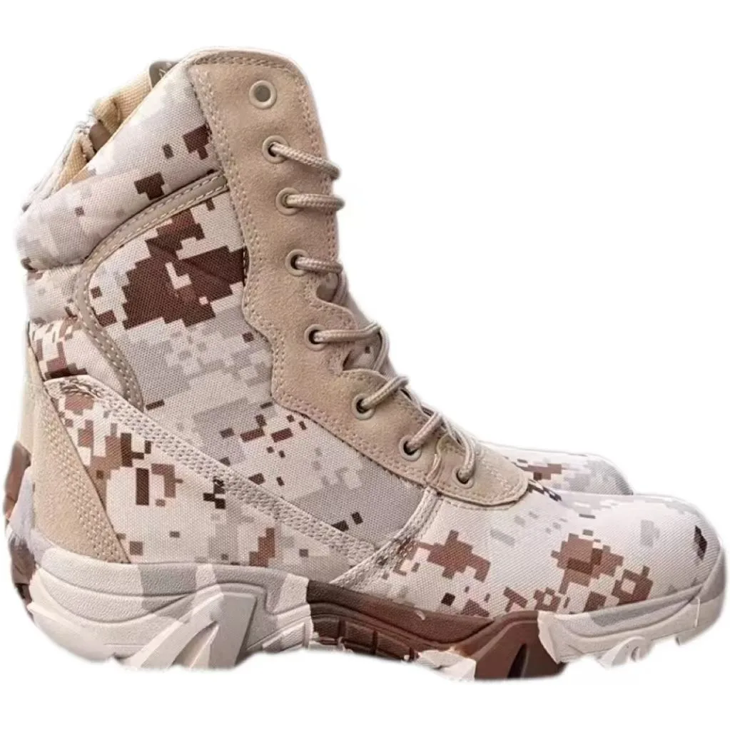 High Top Camo Training Combat Boots Supplier