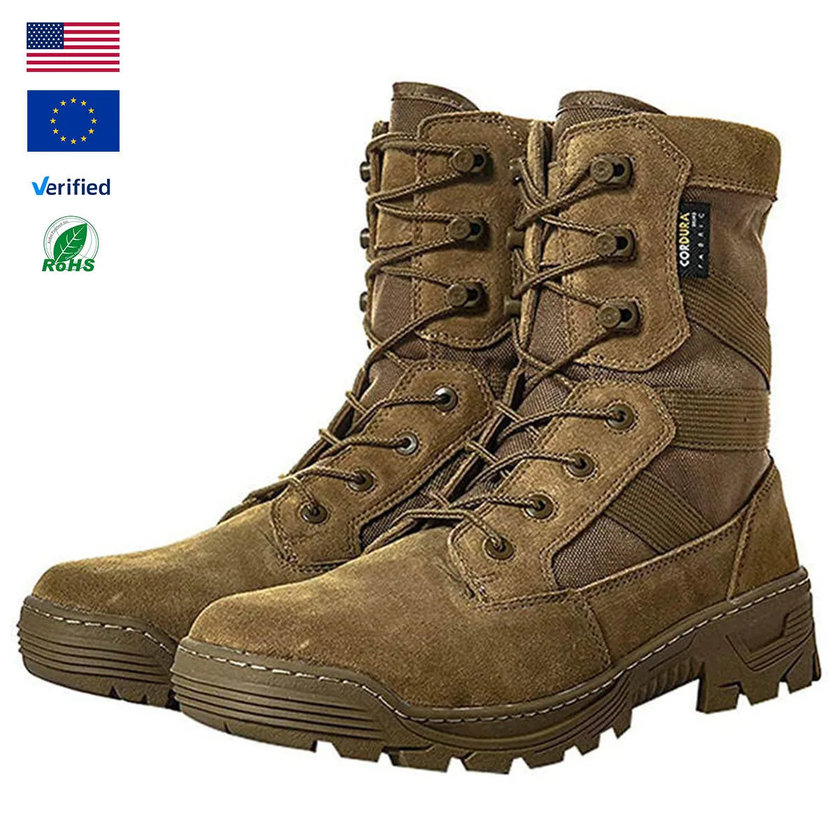 Waterproof Mens Combat Boots Factory Direct