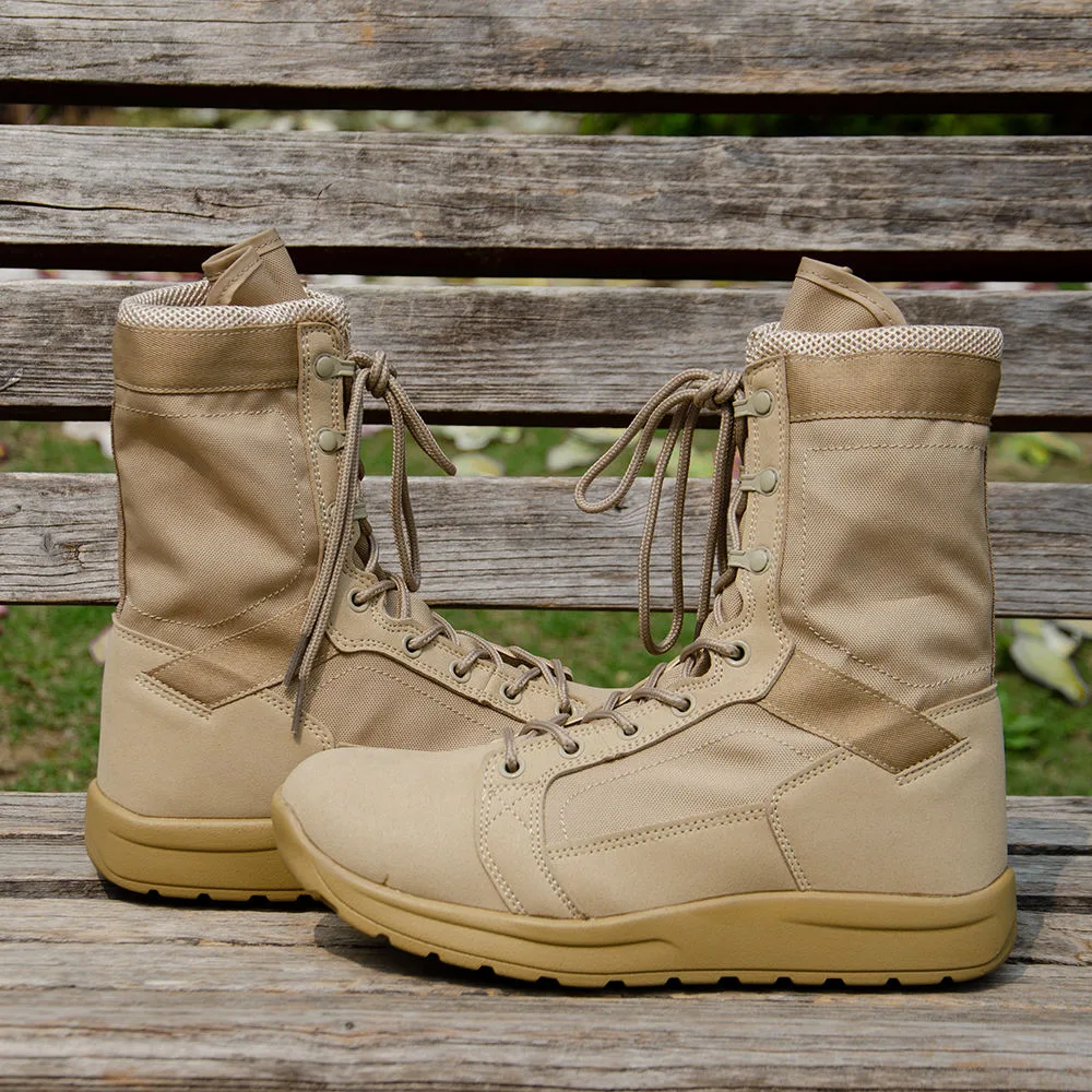 Khaki Desert Combat Shoes Factory Wholesale