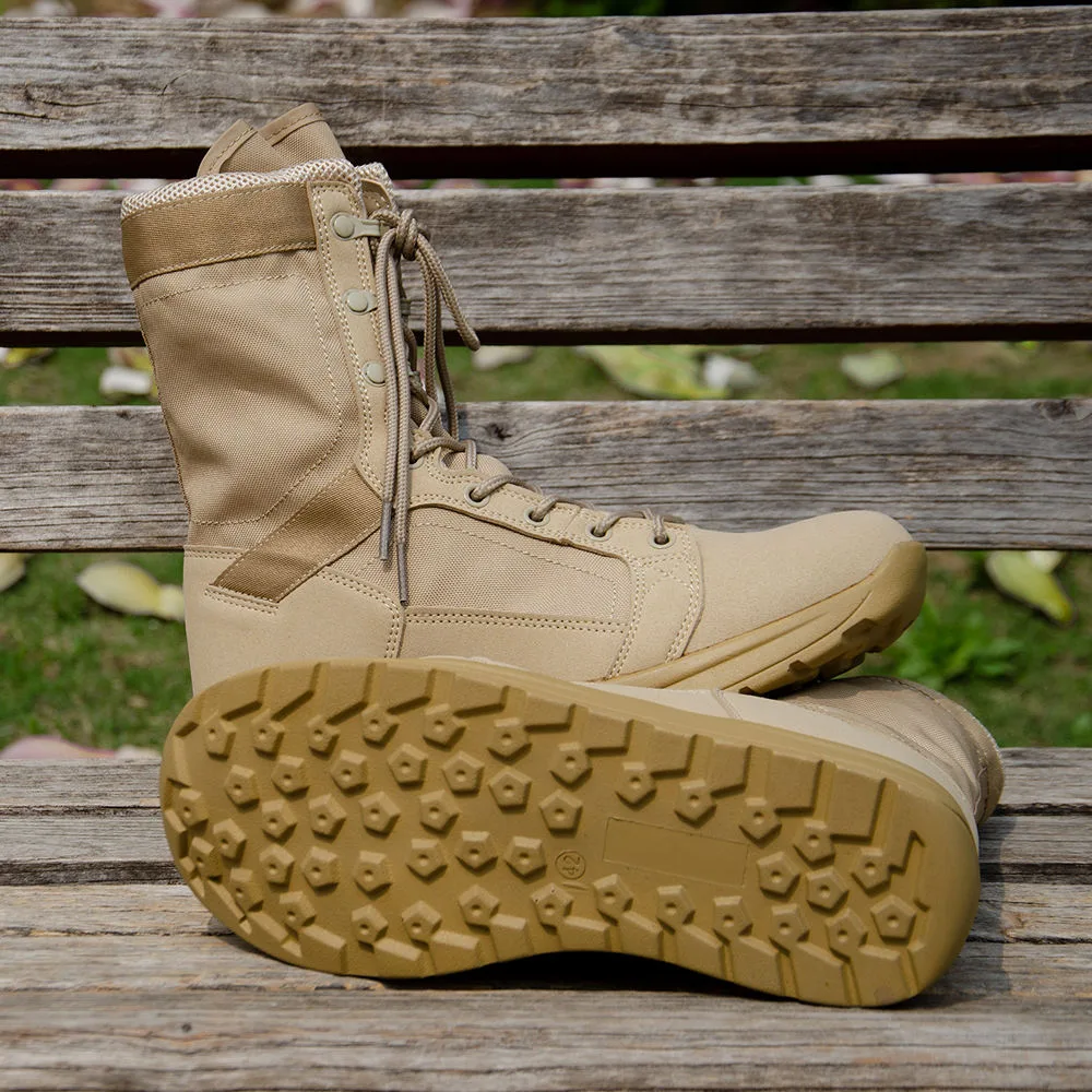 Khaki Desert Combat Shoes Factory Wholesale