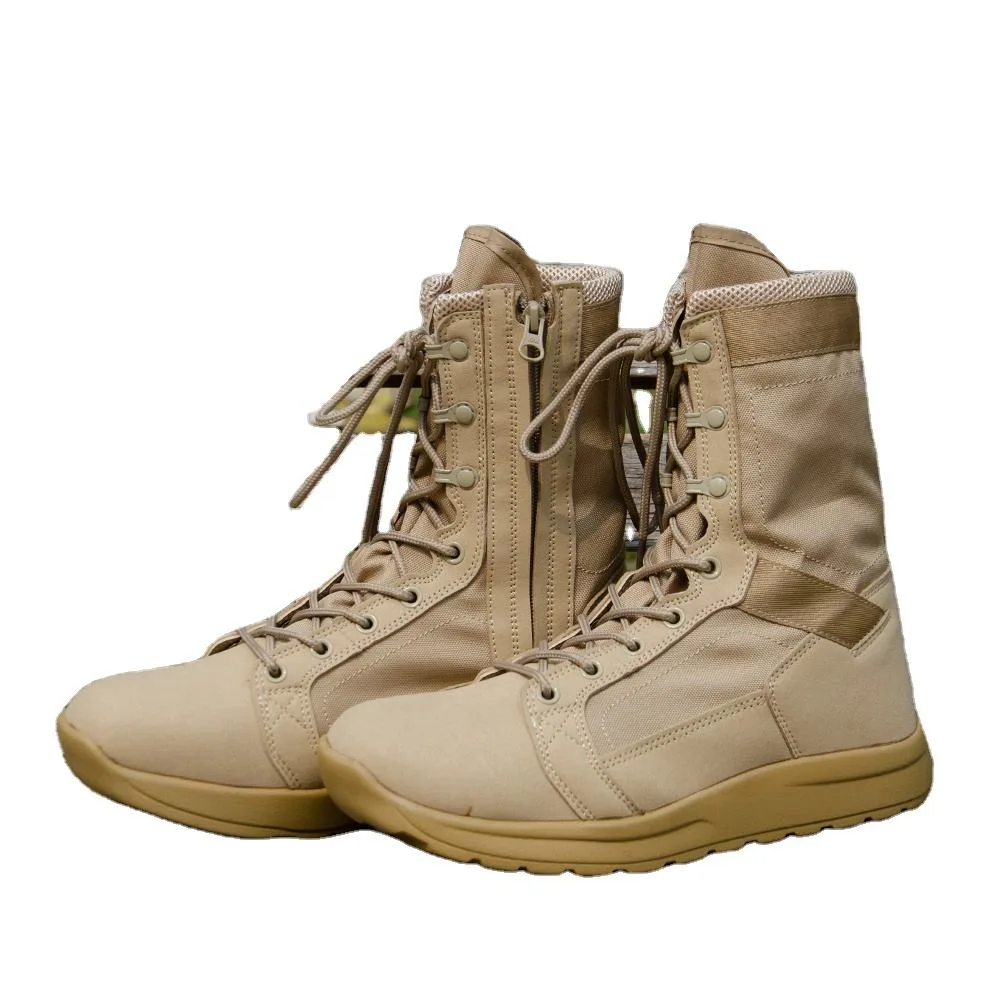 Khaki Desert Combat Shoes Factory Wholesale