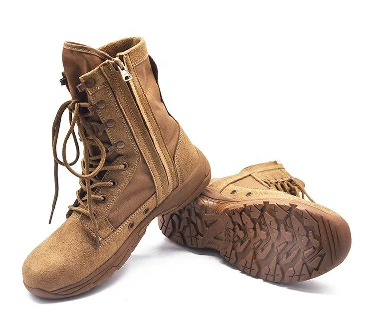 Side Zipper Desert Combat Boots Wholesale