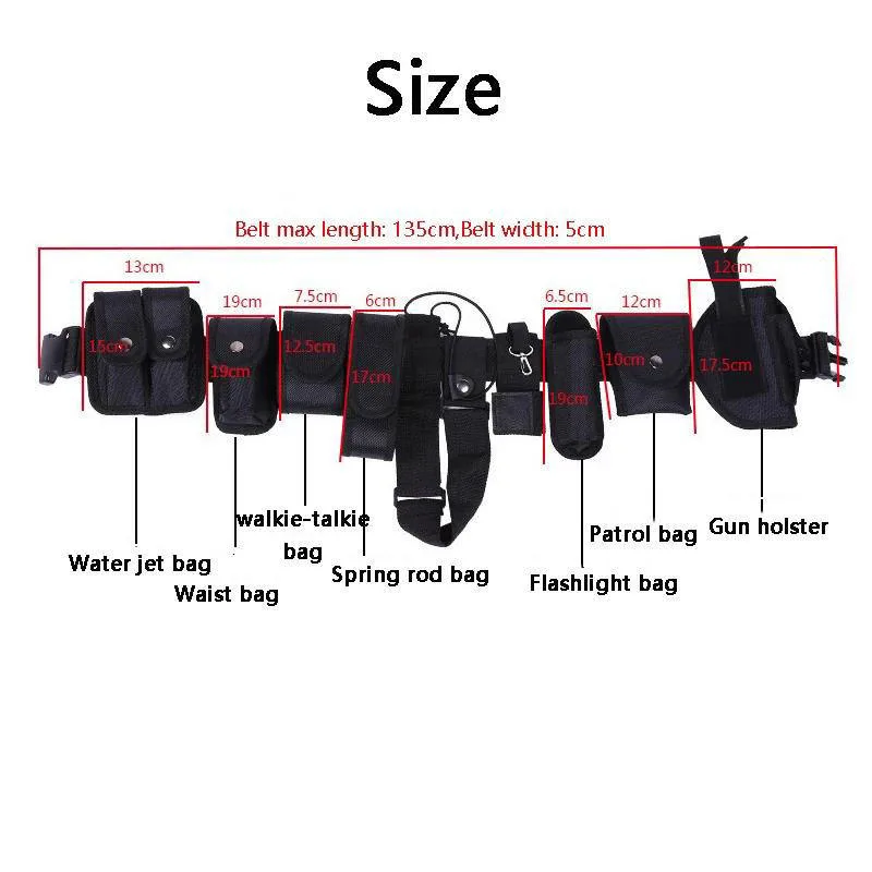 Detachable Training Tactical Waist Camouflage Belt