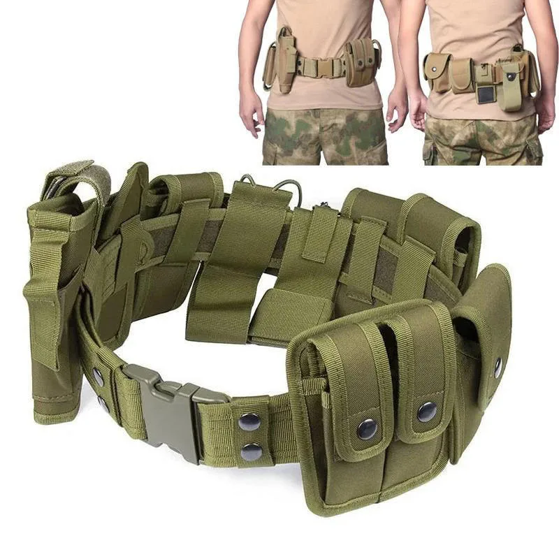 Detachable Training Tactical Waist Camouflage Belt