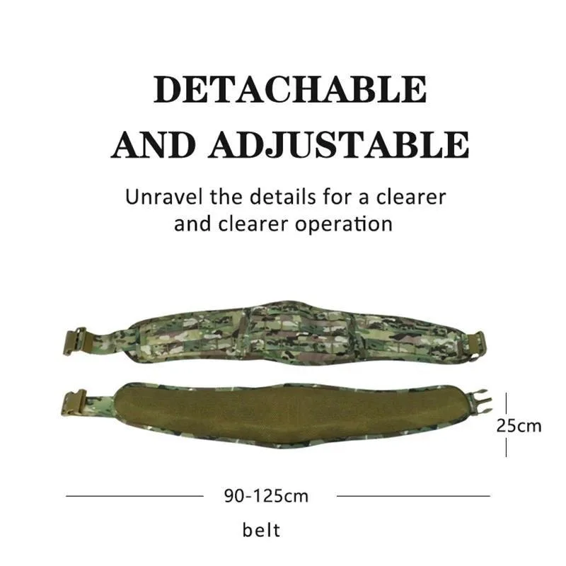 High Density Material Detachable Premium Duty Belt