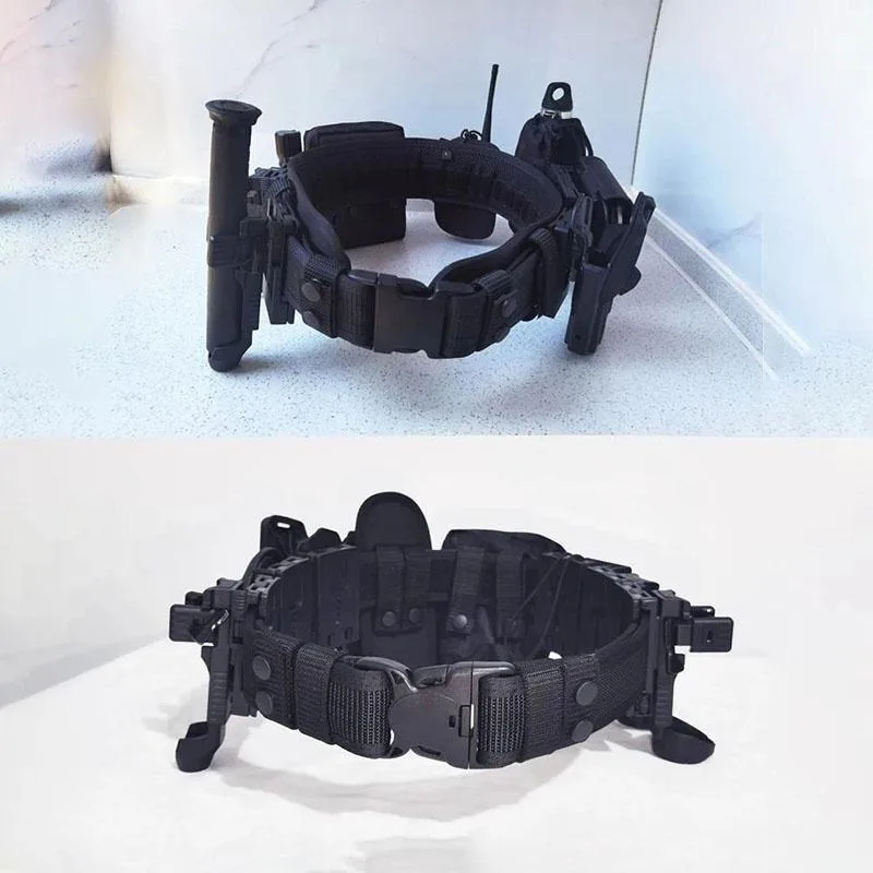 Tactical Belt with Waist Pack Set Multifunctional