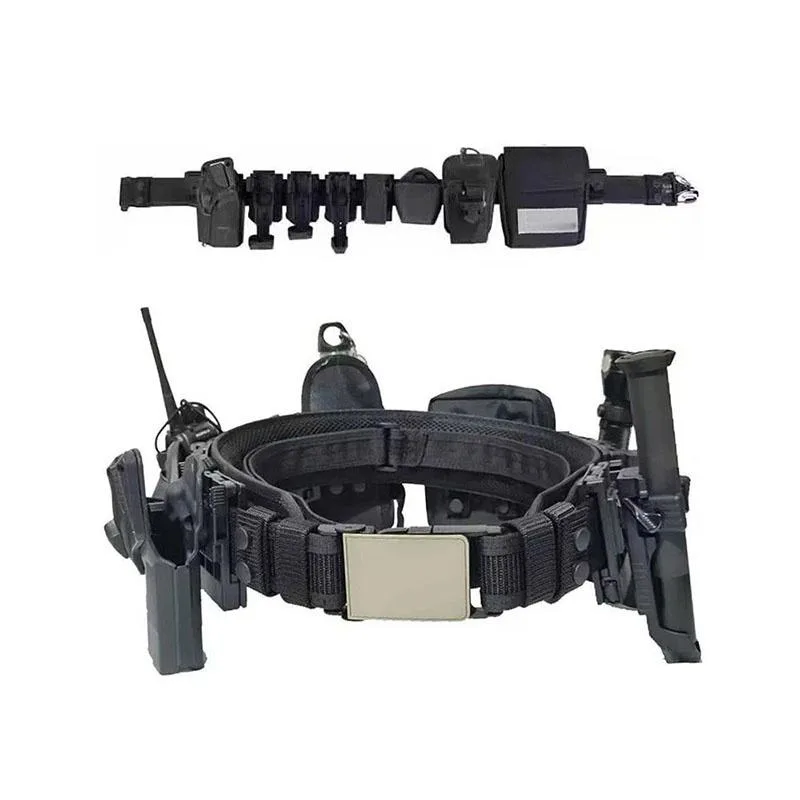 Tactical Belt with Waist Pack Set Multifunctional