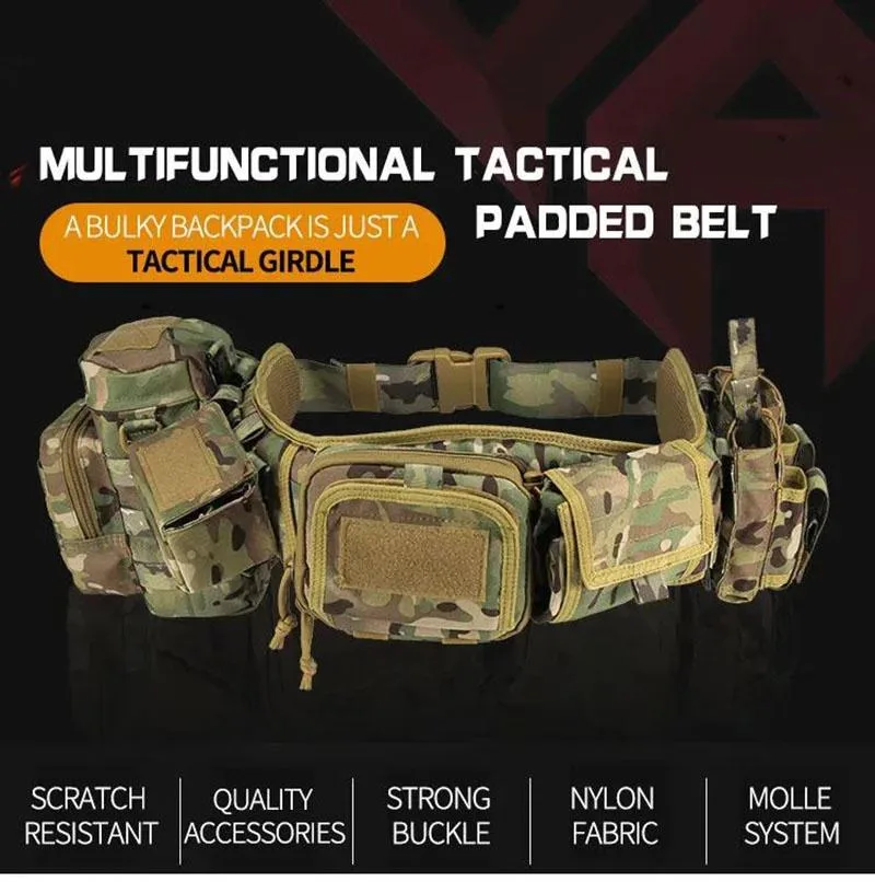 Tactical Belt with Duty Belt Set Adjustable