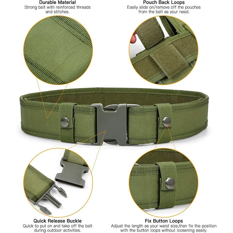 Waterproof Multifunctional Adjustable Training Duty Belt