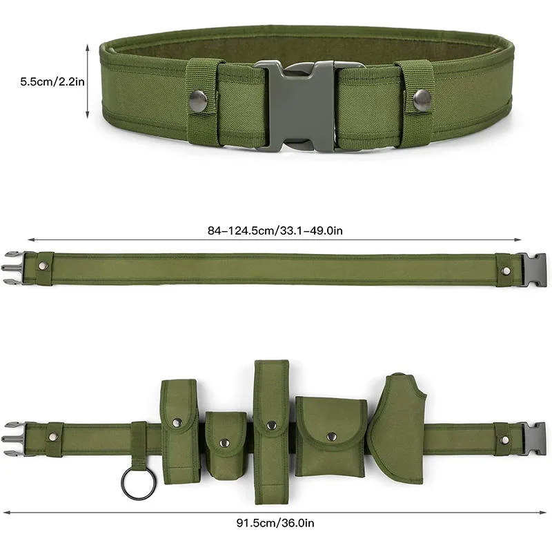 Waterproof Multifunctional Adjustable Training Duty Belt