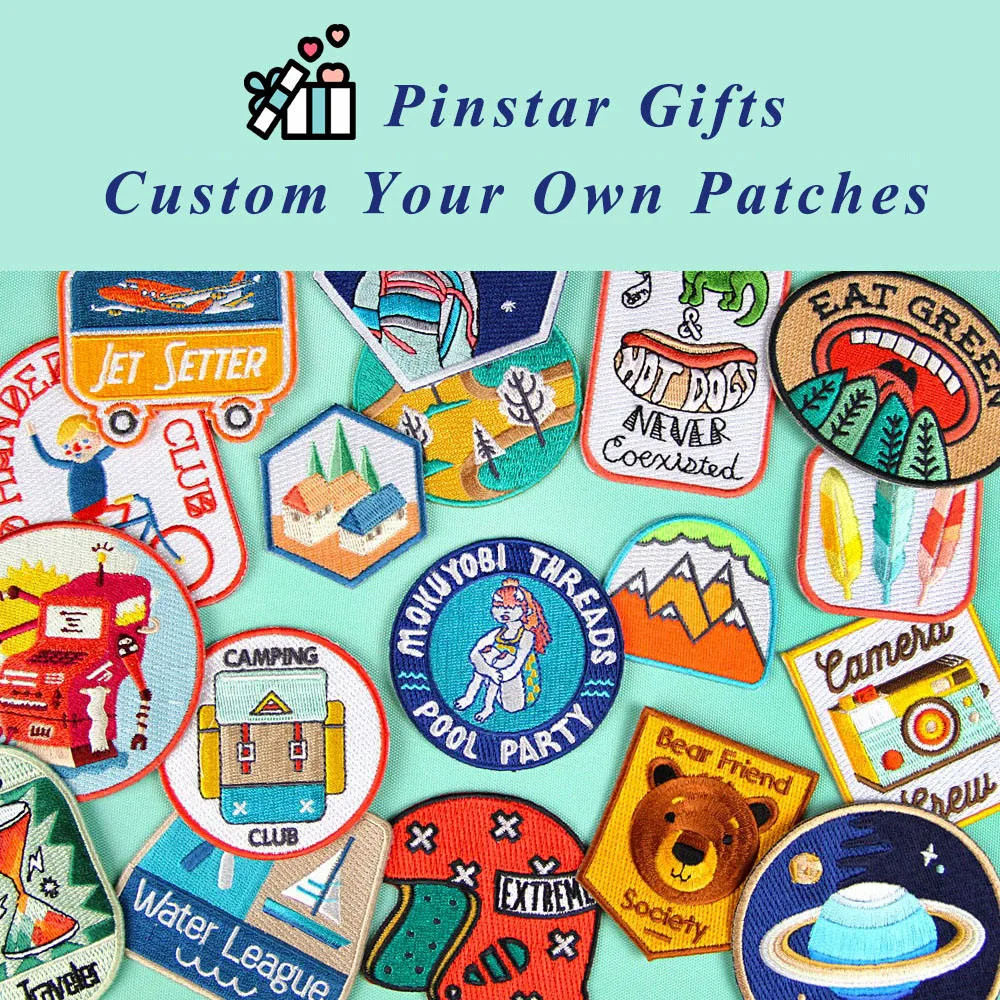Rectangle Embroidered Patches Wholesale Custom