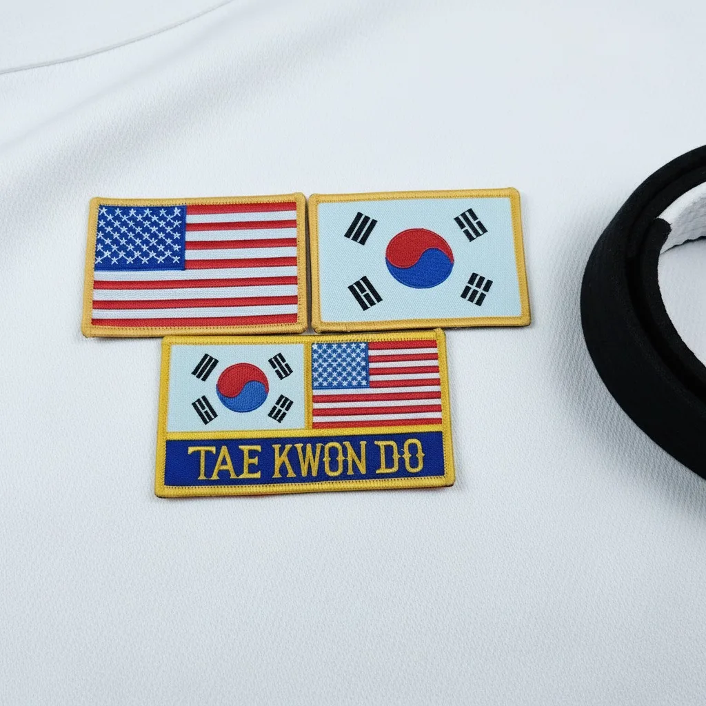 3D Twill Fabric Taekwondo Patch Wholesale