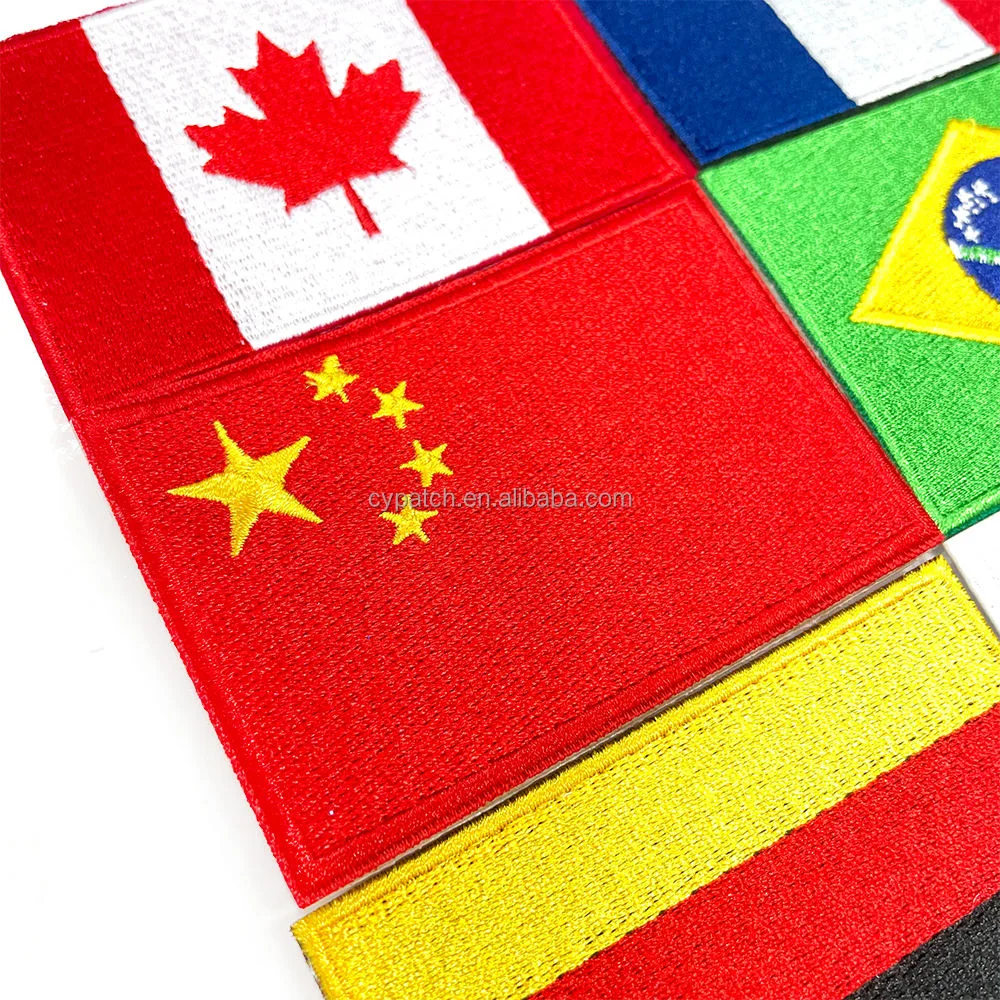 Country Flag Patch Badge Uniform Wholesale