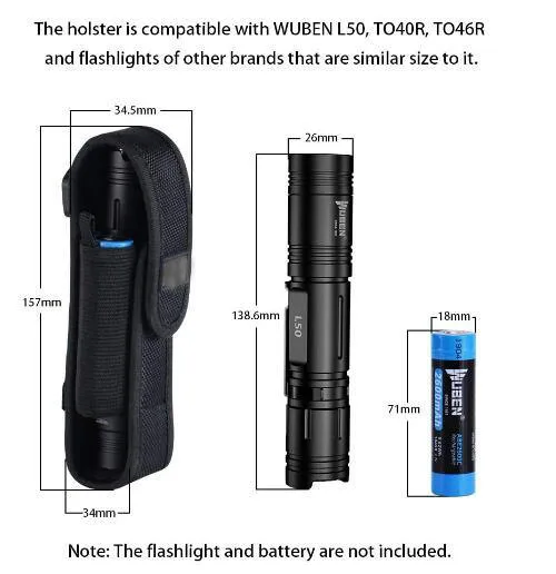 Heavy Duty Flashlight Carry Case Wholesale