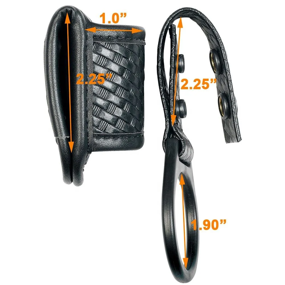 Basketweave Leather Flashlight Holder Factory