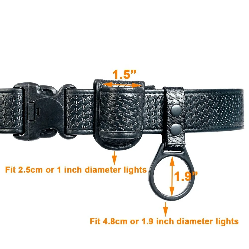 Basketweave Leather Flashlight Holder Factory