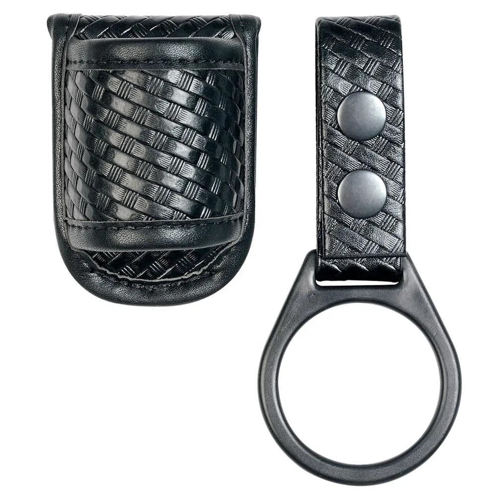 Basketweave Leather Flashlight Holder Factory