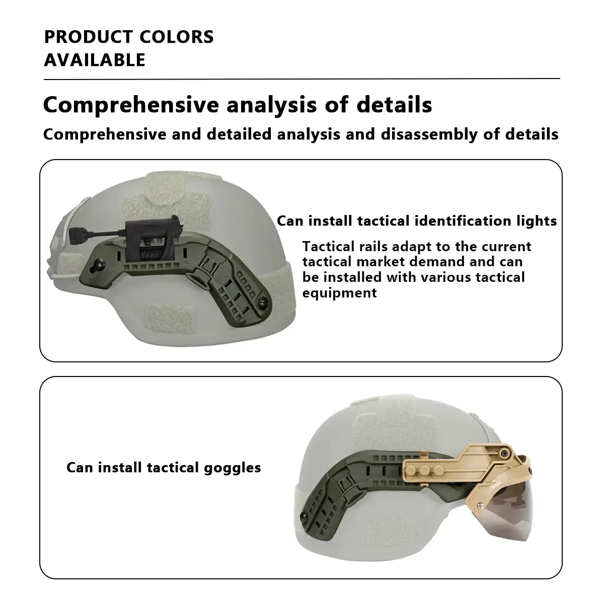 Tactical Helmet Accessories Kit Wholesale