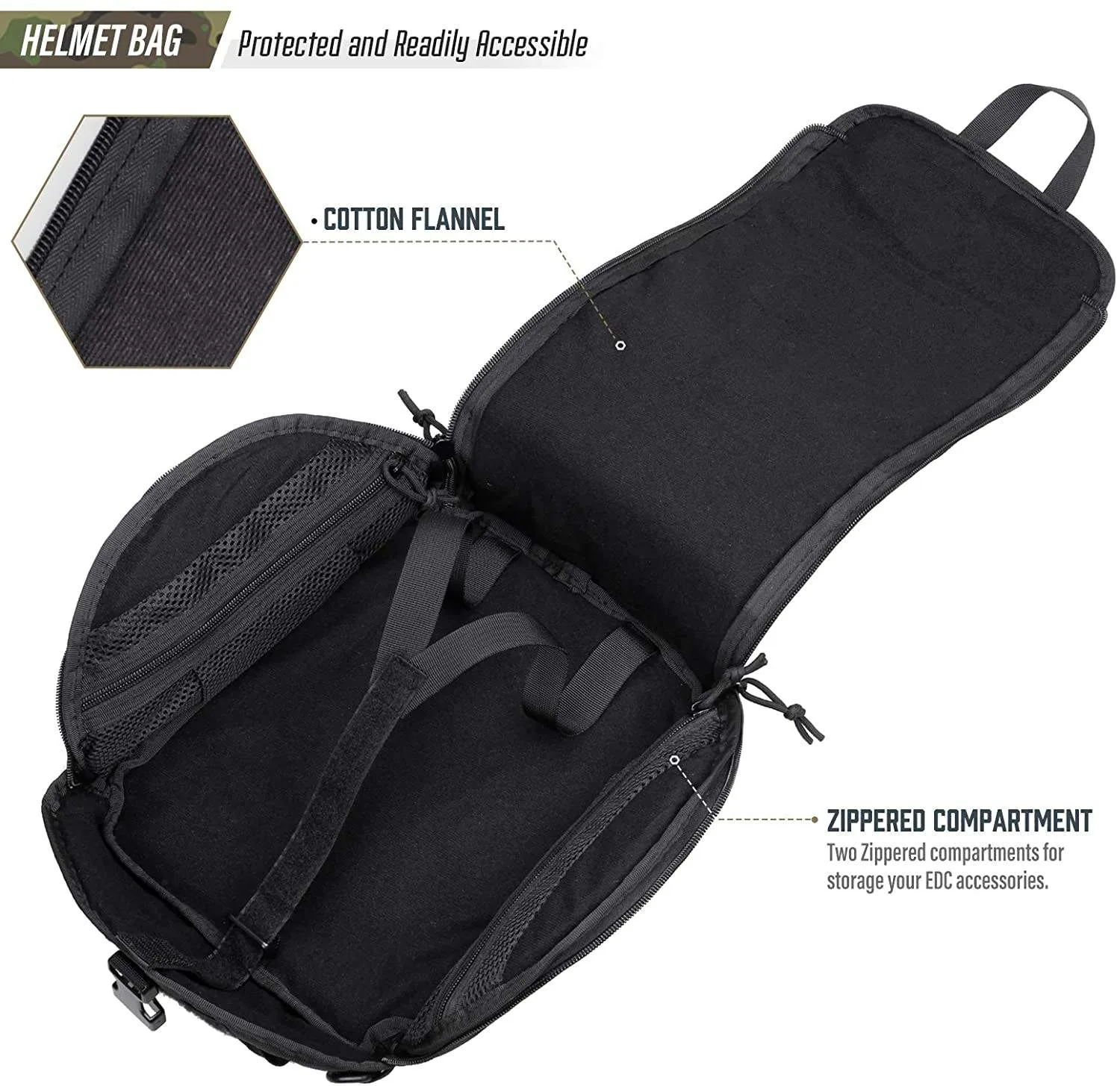 Padded Tactical Helmet Storage Bag Wholesale